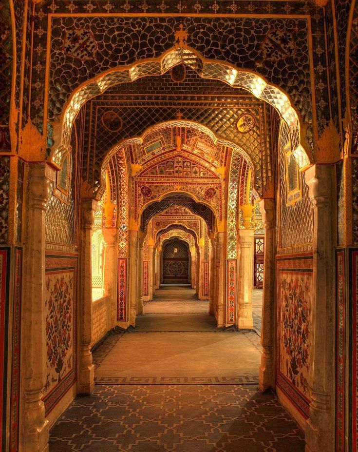 An enchanting view of the Royal Rajasthan Architecture, a testament to the regal heritage and intricate craftsmanship of historical structures in the region