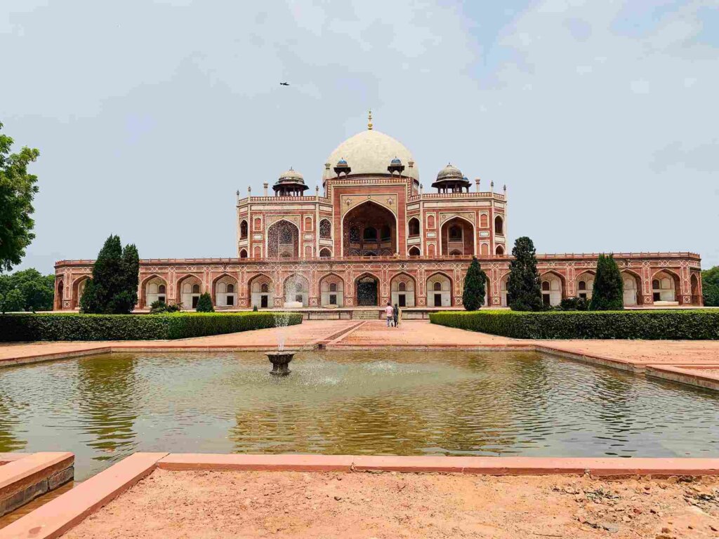 Humayun's Tomb Delhi - View of the Entire Front Facade