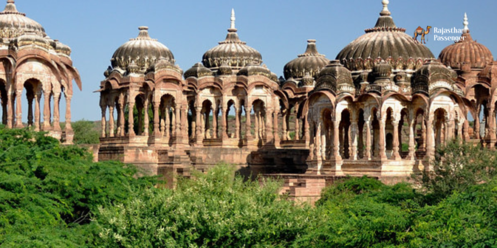 Mahamandir Temple in Jodhpur, Rajasthan: A magnificent architectural marvel adorned with intricate carvings and towering spires, surrounded by serene gardens and historical ambiance.