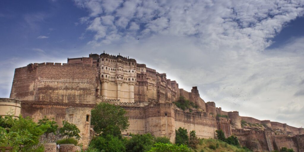 Jodhpur's Mehrangarh Fort, a historic landmark showcasing grandeur and architectural marvels.